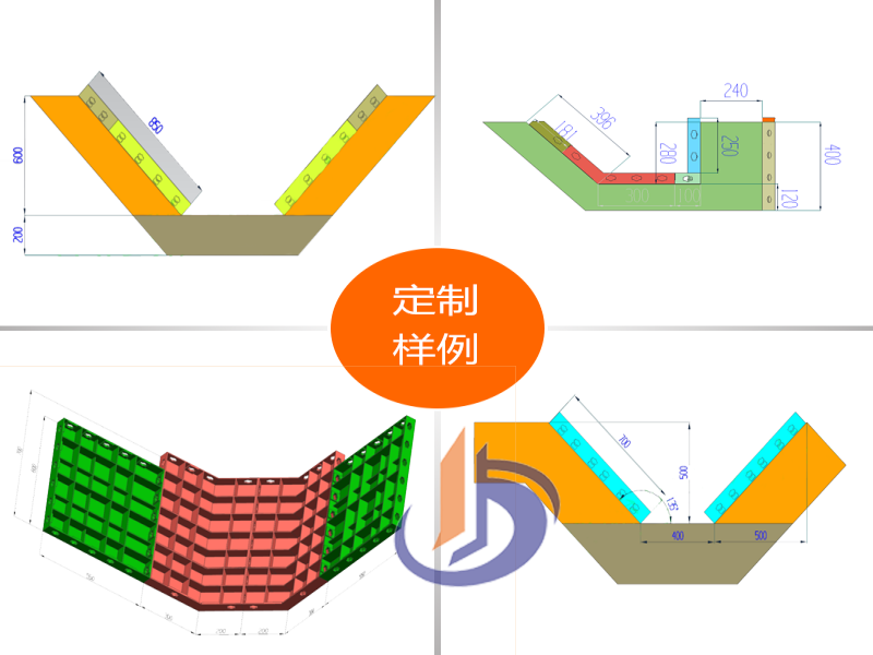 梯形水沟模板、塑钢模具